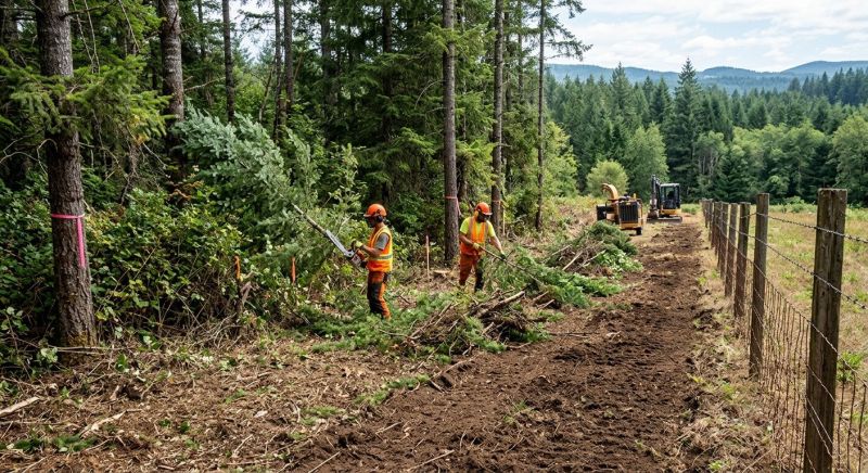 Construction Site Land Clearing in Gwinnett County, GA